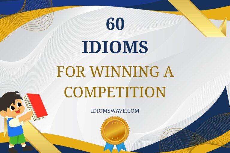 idioms for winning a competition