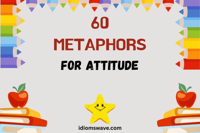 metaphors for attitude