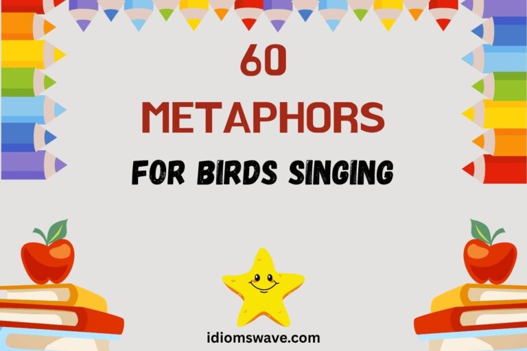 metaphors for birds singing