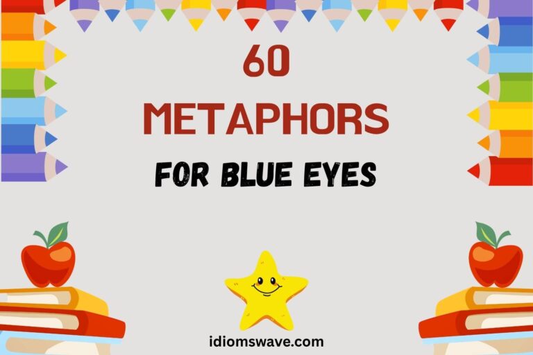 metaphors for blue eyes